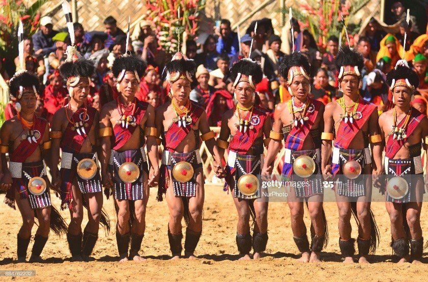 Hornbill festival. Traditional dance form of Nagaland-travel in India after lockdown